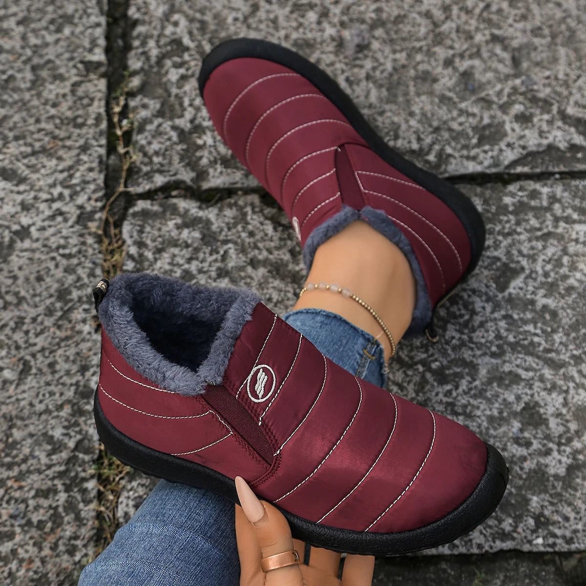 Women's shoes Women's cotton boots for autumn and winter are warm, comfortable and anti-slip Shoes woman free shippiing shoes