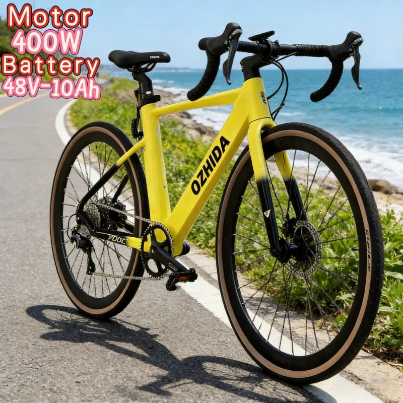 E-Bike 26-inch urban leisure riding 400W adult electric power-assisted bicycle 48V10Ah lithium battery electric pedal bicycle