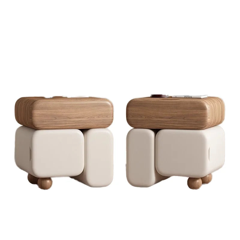 Bedside Cabinet - Simple And Modern Solid Wood Bedside Storage Cabinet - Small Bedside Cabinet For The Bedroom