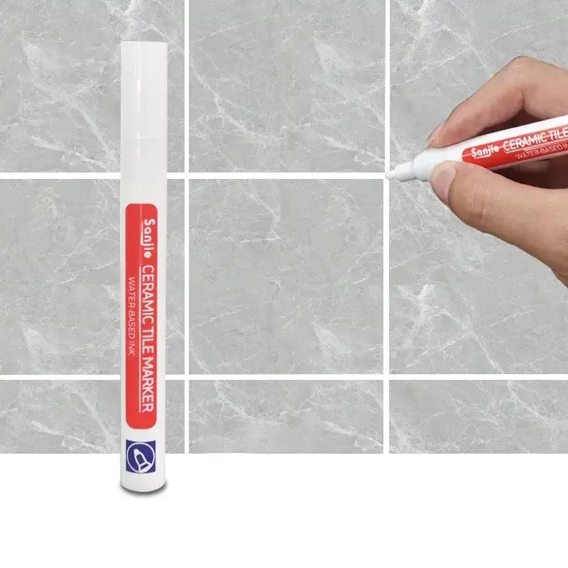 12 Color White Waterproof Tile Marker Grout Pen Wall Seam Pen For Tiles Floor Bathroom Decontamination Seam Repair Tools