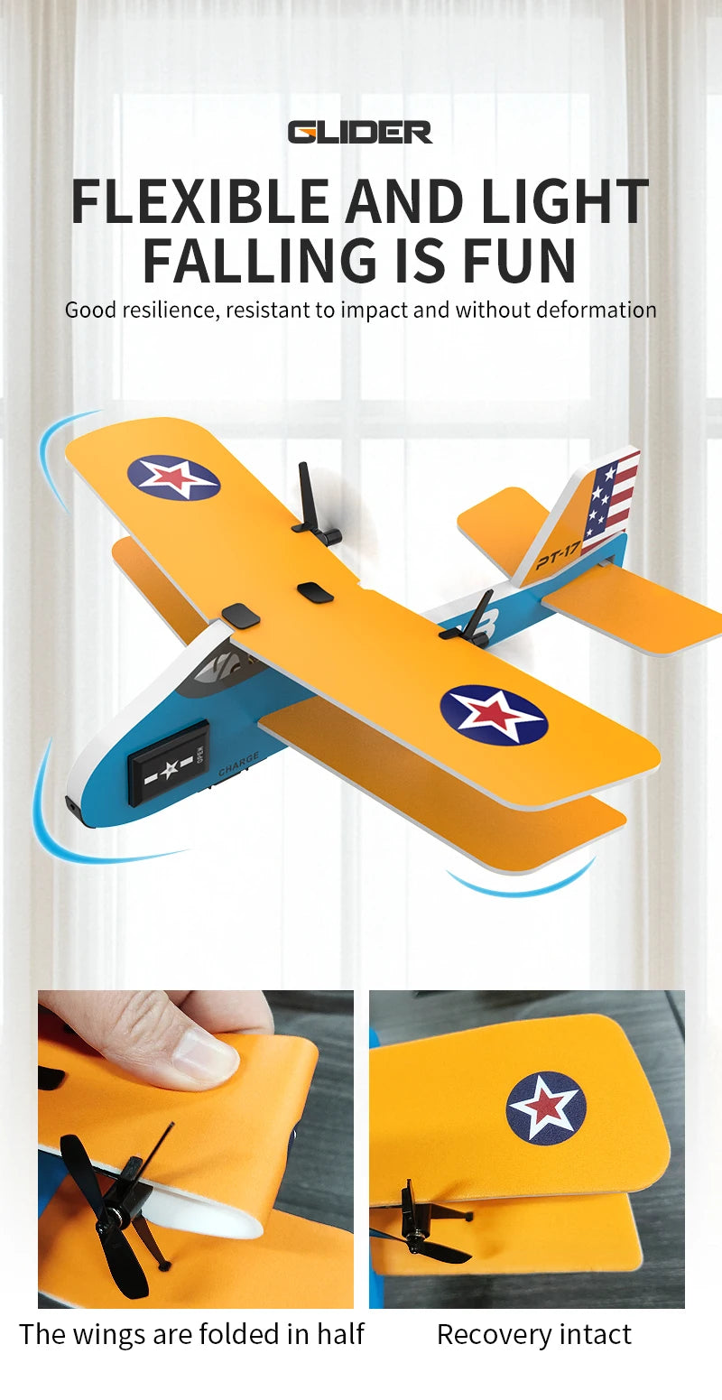 Professional RC Plane 2.4G Radio Remote Control Airplane EPP Foam Aircraft Glider Flying Model Jet Toys For Children Gifts