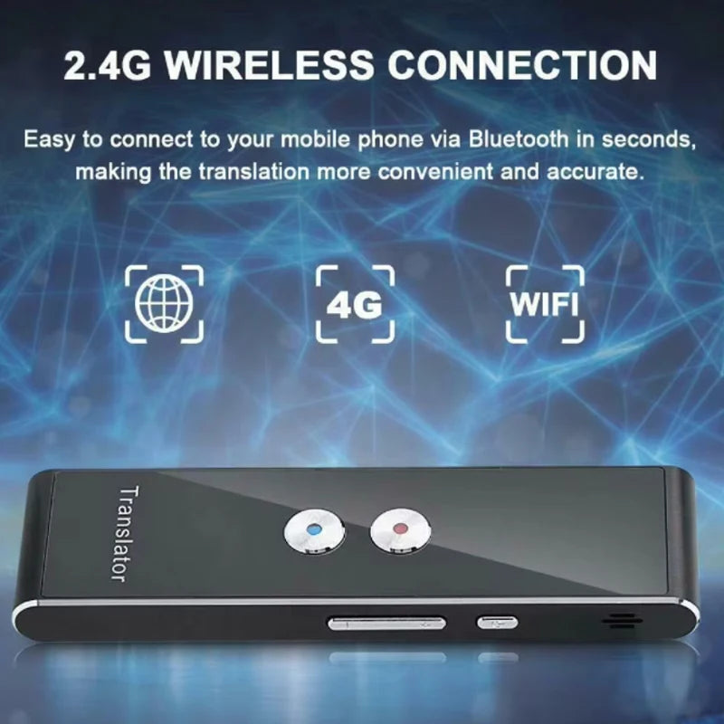 Wireless voice translation 40 languages multi-intelligence instant translation 2 real-time voice translation business travel