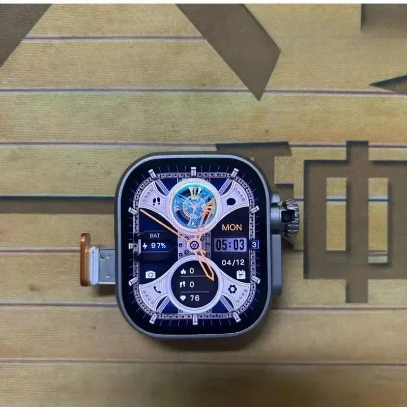Ai3 Smartwatch: 2.2" HD Display (448*528) | 180° Rotatable Camera| 4G Calling & 256GB Memory | Comprehensive Health Tracker