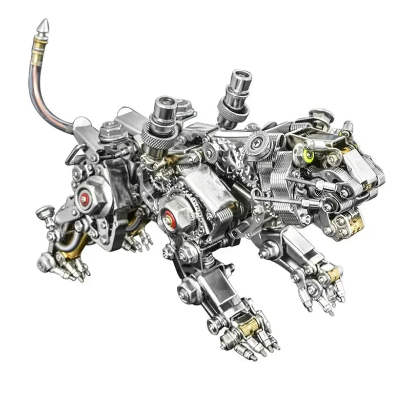 700pcs+ Bengal Tiger  3D Mechanical Metal Assembly Model Kits DIY Mechanical Puzzle Animal Toys For Children Adults