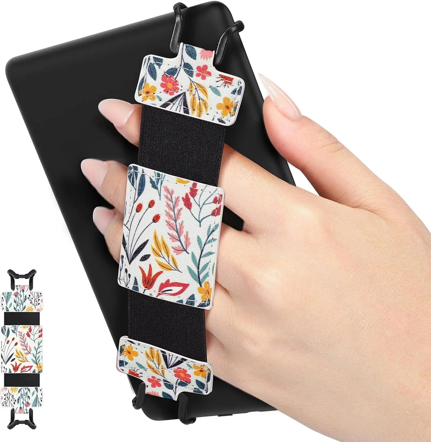 High-Elasticity Hand Strap Lightweight Finger Grip Holder for 6-8" Kindle eReaders Fire Tablet Kindle/Kobo/Voyaga - Free Item.