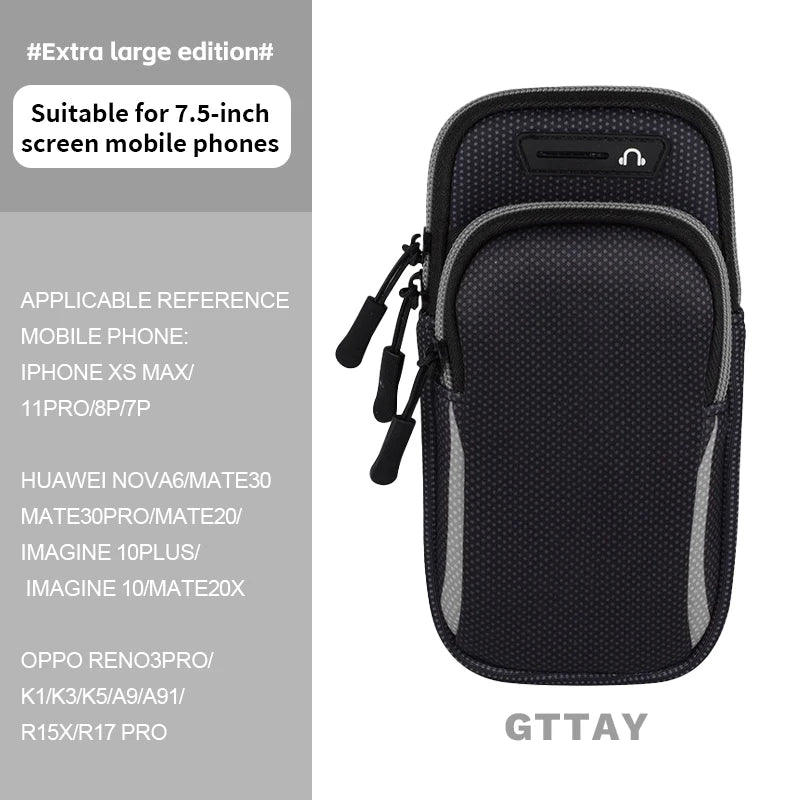 Running phone arm Bag for men and women Arm strap Sports arm Sleeve Artifact Wrist bag Waterproof lightweight outdoor equipment