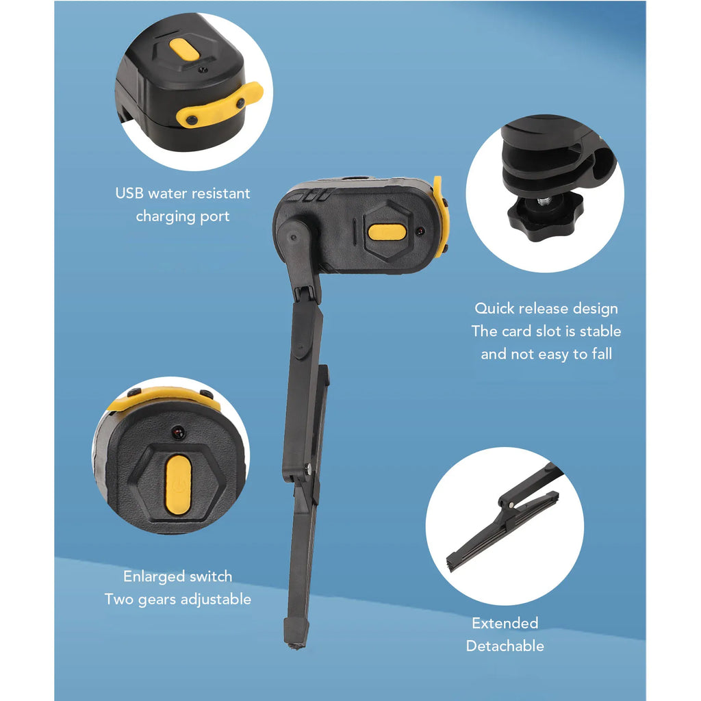 Universal Rechargeable Motorcycle Windshield Wiper Suitable for Motorcycle and Electric Scooter Windshields