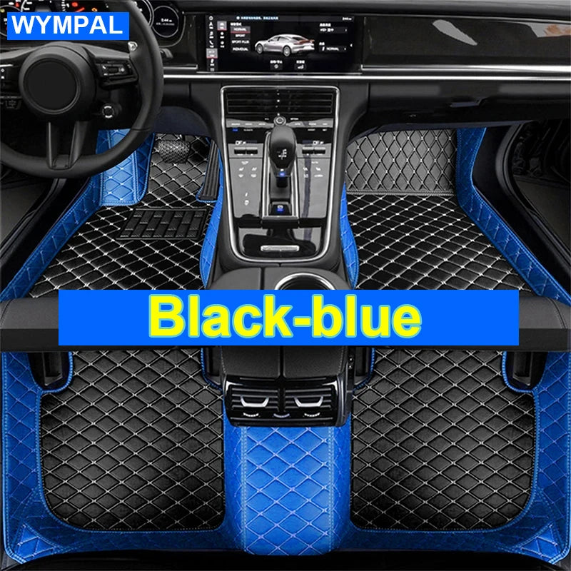 Car Mats For VW VW Passat CC 2008~2016 Floor Rug Set Auto Interior Parts Carpet Pad Luxury Leather Mat Car Accessories