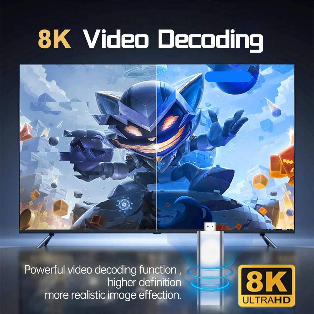 Smart TV Stick Q15 Bluetooth 6.0 Android 16 Streaming Media Player Allwinner H313 Wifi 5G 8K Video 4K HDR10 Netflix Set Top Box