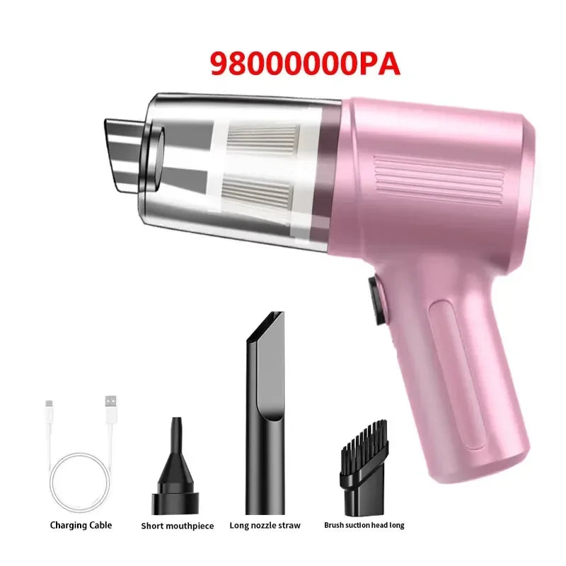 [Rechargeable Handheld Car Vacuum] Portable car vacuum cleaner rechargeable handheld car vacuum cleaner, wireless vacuum cleaner