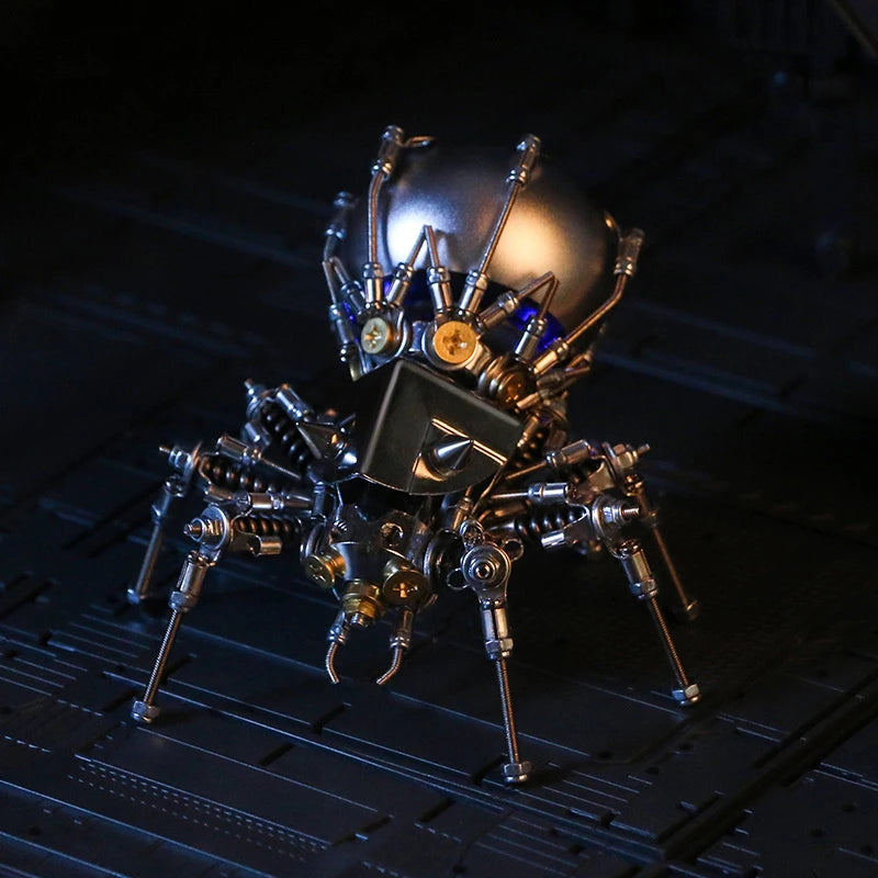3D Metal Three-Dimensional Mechanical Cattle Spider Model Puzzle DIY Assemble Building Blocks Toys  for Adult Children Gift