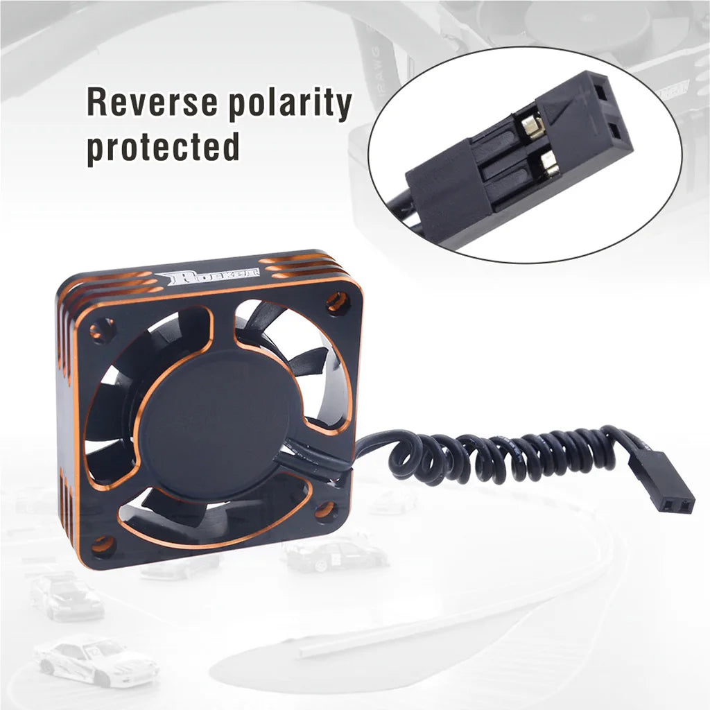 Rocket RC Fan 25mm 30mm 35mm 40mm 50mm SURPASS HOBBY Heat Dissipation Cooling Fan for For 1/10 1/8 Brushless Motor RC Car Part.