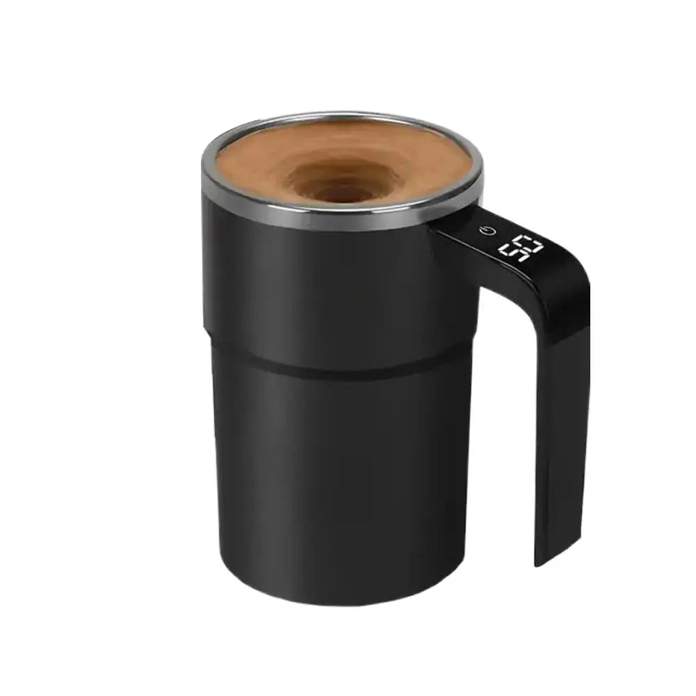 Smart Mixing Cup Electric Magnetic Stirring Cup Temperature Display USB Rechargeable Portable Shaker For Protein Coffee Shake