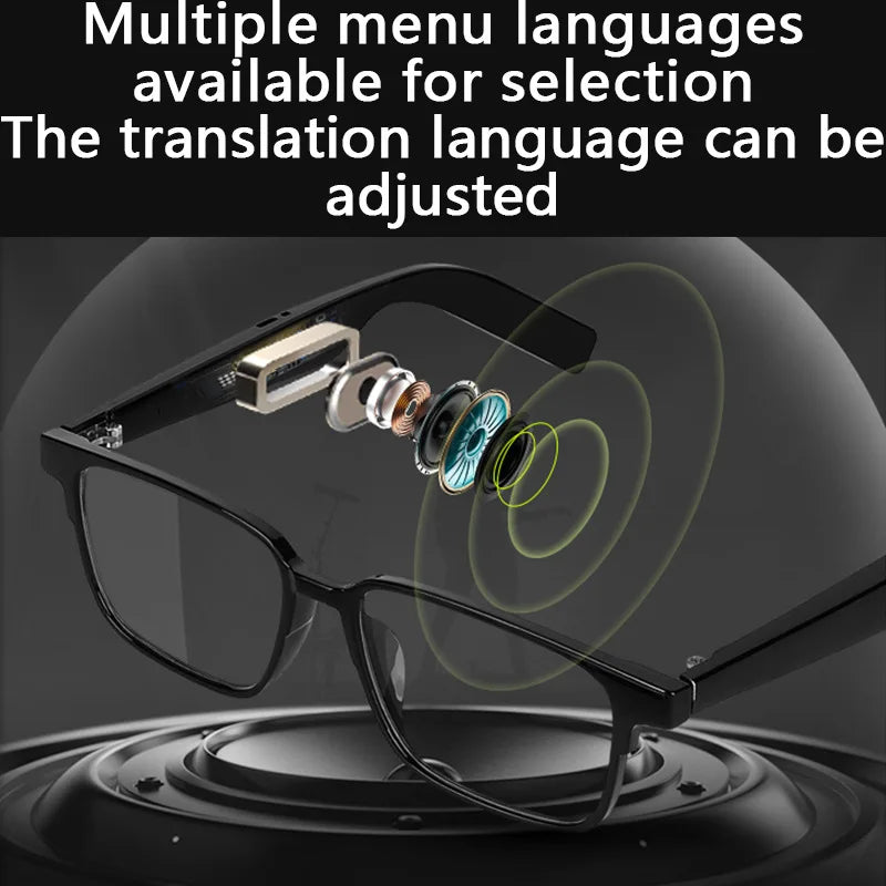 X32 translation glasses AI intelligent translation sunglasses Bluetooth audio glasses translation earphones 3-in-1 package
