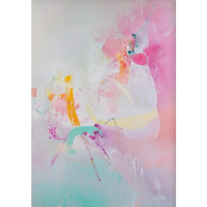 Modern Abstract Colourful Poster Minimalist Contemporary Artworks Canvas Painting Wall Art Fashion Living Room Home Decor Mural