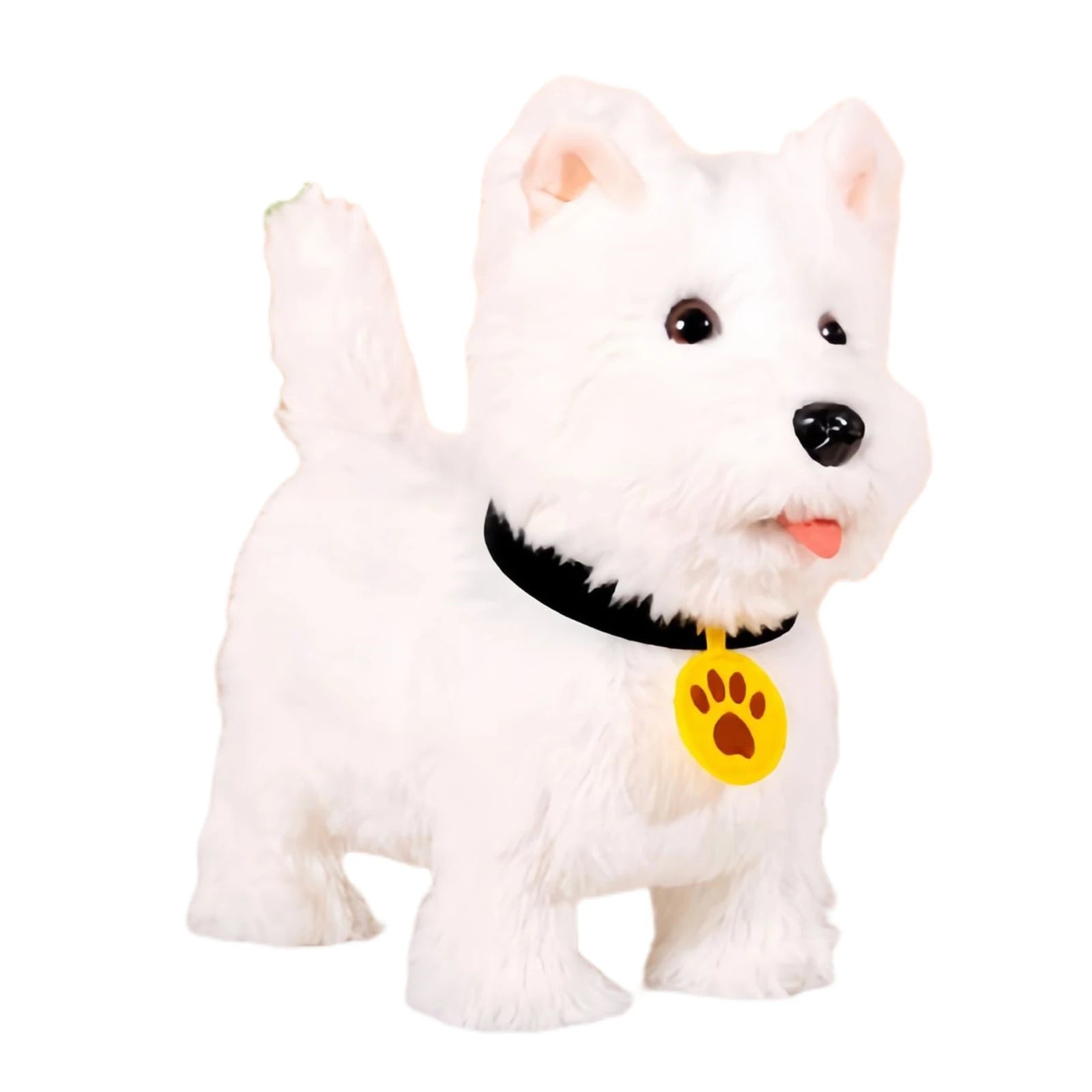 Cute Realistic Interactive Puppy Pet Dog Barking Walking & Tail Wagging Robot Dog Toy Present Pet Gifts for 3+ Year Boys Girls