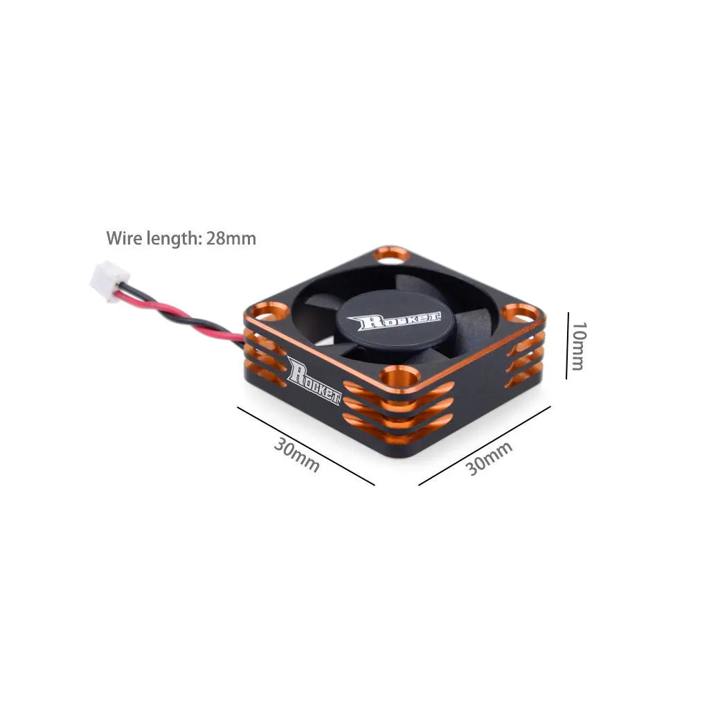 Rocket RC Fan 25mm 30mm 35mm 40mm 50mm SURPASS HOBBY Heat Dissipation Cooling Fan for For 1/10 1/8 Brushless Motor RC Car Part.