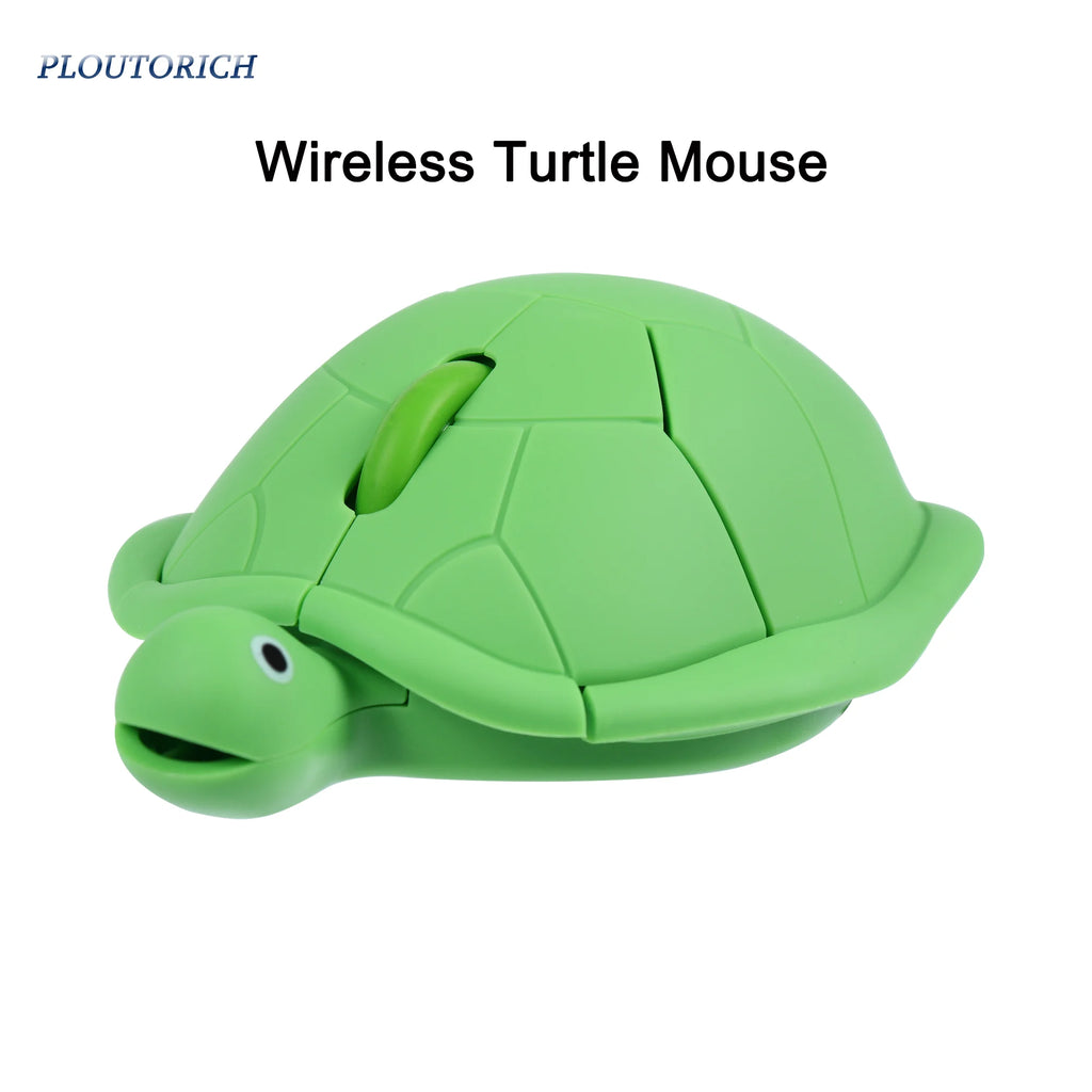 Wireless 2.4G Turtle Appearance Anti Slip Design Plug And Play Light Weight Portable Cute Creative Mause Office Use Gift For Kid