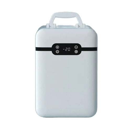 20-Liter Mini Mini Refrigerator Household Student Cosmetics Car Home Dual-Use Refrigeration Portable Digital Display Compressor