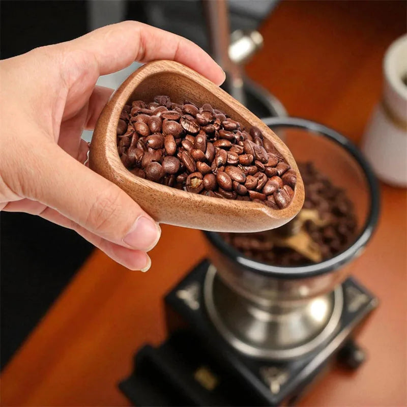Wooden Coffee Bean Dosing Cup Coffee Bean Measuring Cupping Tray Multipurpose Espresso Coffeware Accessories For Coffee Or Tea