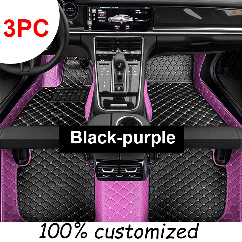 Car Floor Mats For Ford Mondeo MK4 2007 2008 2009 2010 2011 2012 2013 Auto Luxury Leather Men Women Car Mats Full Coverage