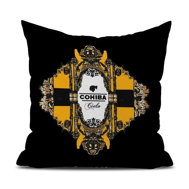 Cushion Cover 45x45 Cushions Covers for Bed Pillows C-cohiba Couple Pillow Pillowcases 50x50 Pilow Cases Car Decoration Anime