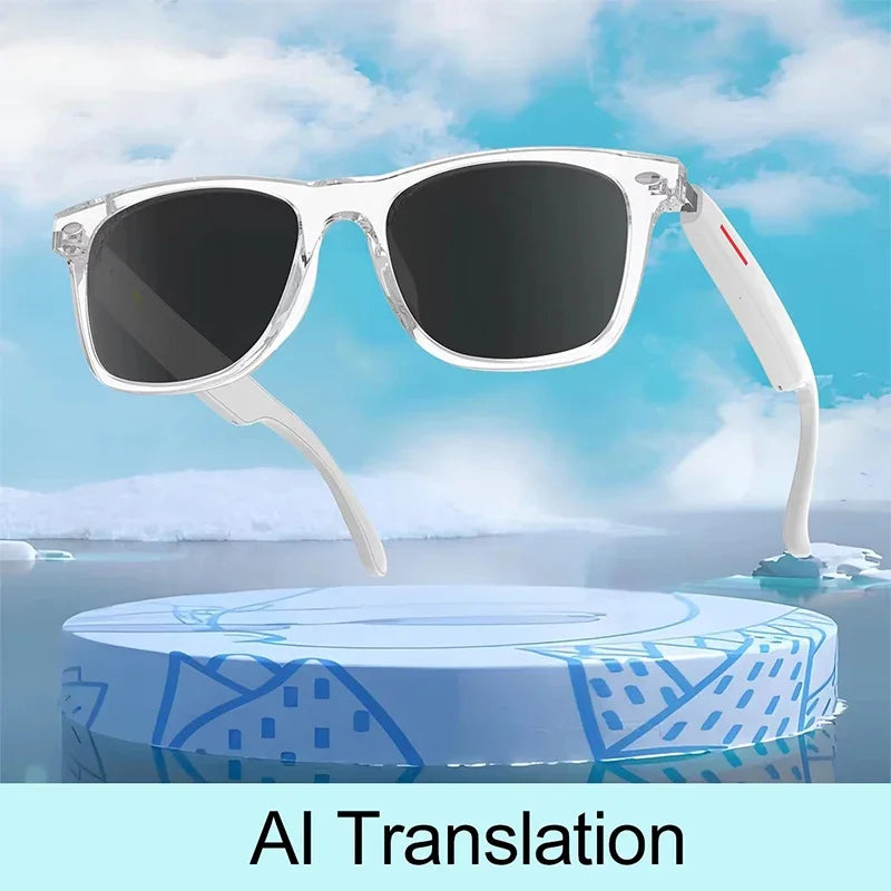 Glasses Translator AI 144 Languages Translation Sunglasses Bluetooth Chat Intelligent Real-time Voice Rssistant Smart Glasses