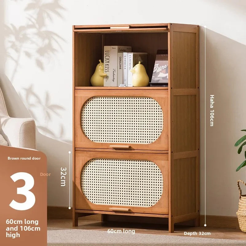 Bookshelf Shelf Floor-to-ceiling bookcase Living room against the wall Multi-layer storage cabinet Locker Simple bedroom