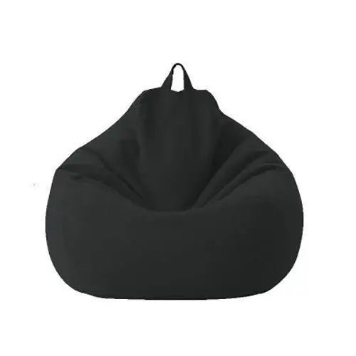 Lazy Sofa Cover Bean Bag  Pure Color Storage Bag for Old Clothes Semi-Finished Product Dustproof Family Organizer