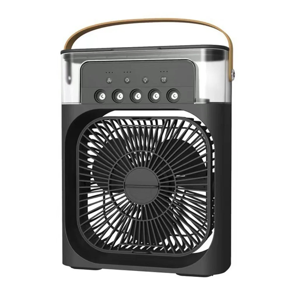 3 In 1 Fan AIr Conditioner Household Mini Air Cooler LED Night Light Portable Humidifier Air Adjustment Fan Office Home Fan