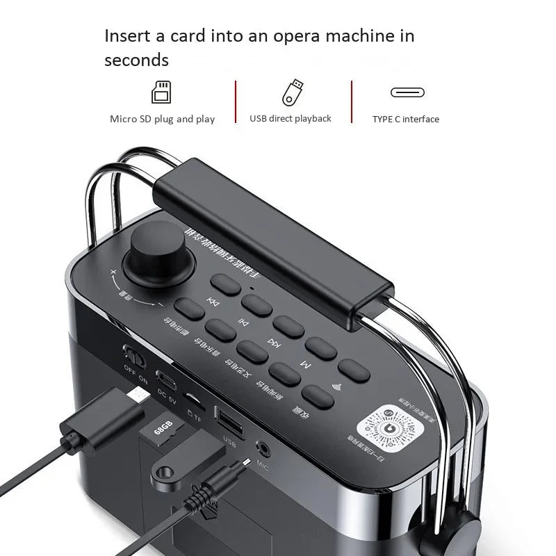 Wireless Sound WiFi Network Broadcast FM Radio Bluetooth 5.0 Speaker TF Card U Disk Hifi Music Player Bass Mp3 Portable Speakers