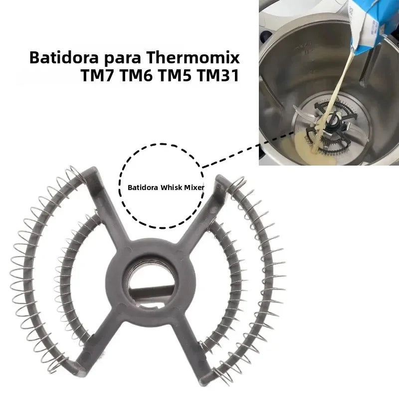Thermomix TM5 TM6 TM7 TM31 blade milk frother, milk egg coffee frother, mixing kitchen tool