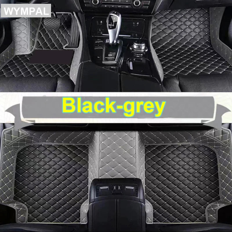 Car Mats For VW VW Passat CC 2008~2016 Floor Rug Set Auto Interior Parts Carpet Pad Luxury Leather Mat Car Accessories