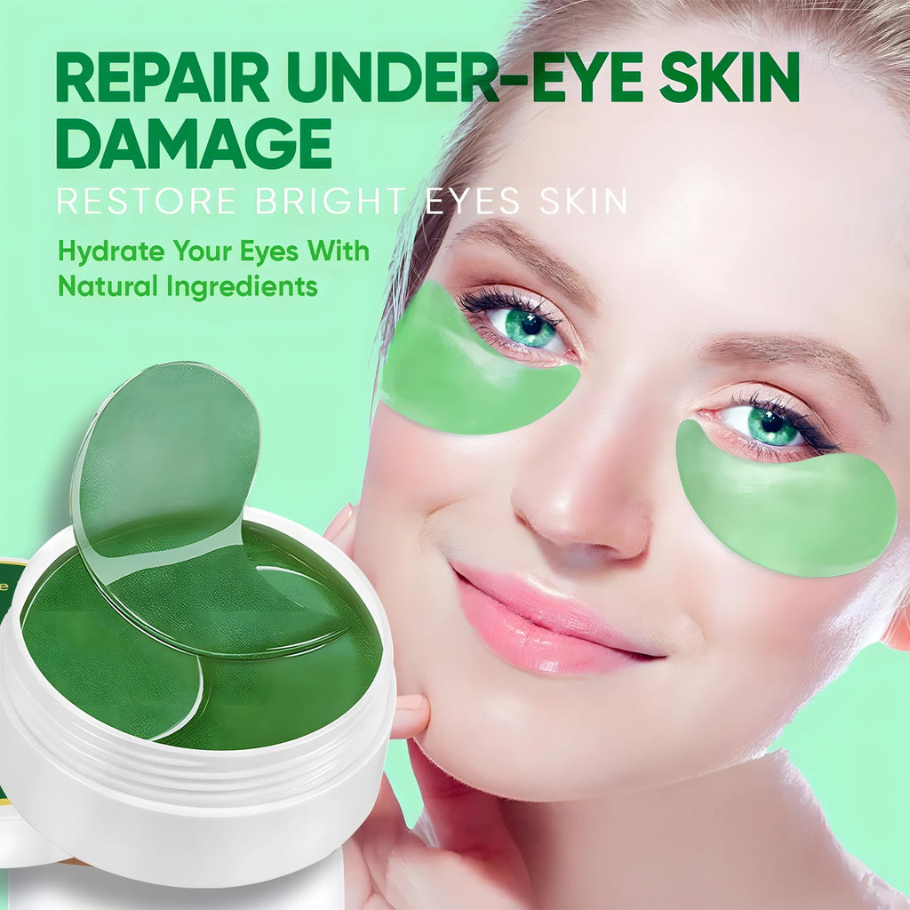 Seaweed Crystal Eye Mask; It Is Rich in Seaweed, Collagen and Hyaluronic Acid, Which Can Smooth Fine Lines, Fade Dark Circles, Tightens and Nourishes the Skin, Makes the Skin Smoothes and Softens the Eyes