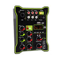 Mini Mixing Console Podcast 4 Channels Sound Card Audio Mixer Individual 48V Bluetooth USB PC Play Record