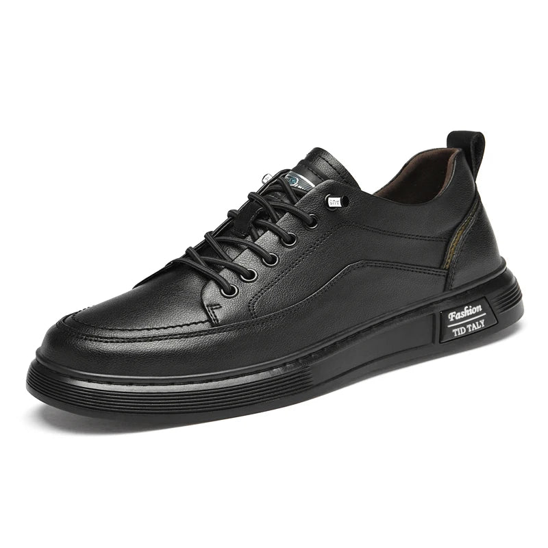 Genuine Leather Men Casual Shoes Comfortable Men's Skateboard Footwear All-match Leisure Walk Sneakers Tenis Masculino Trainers