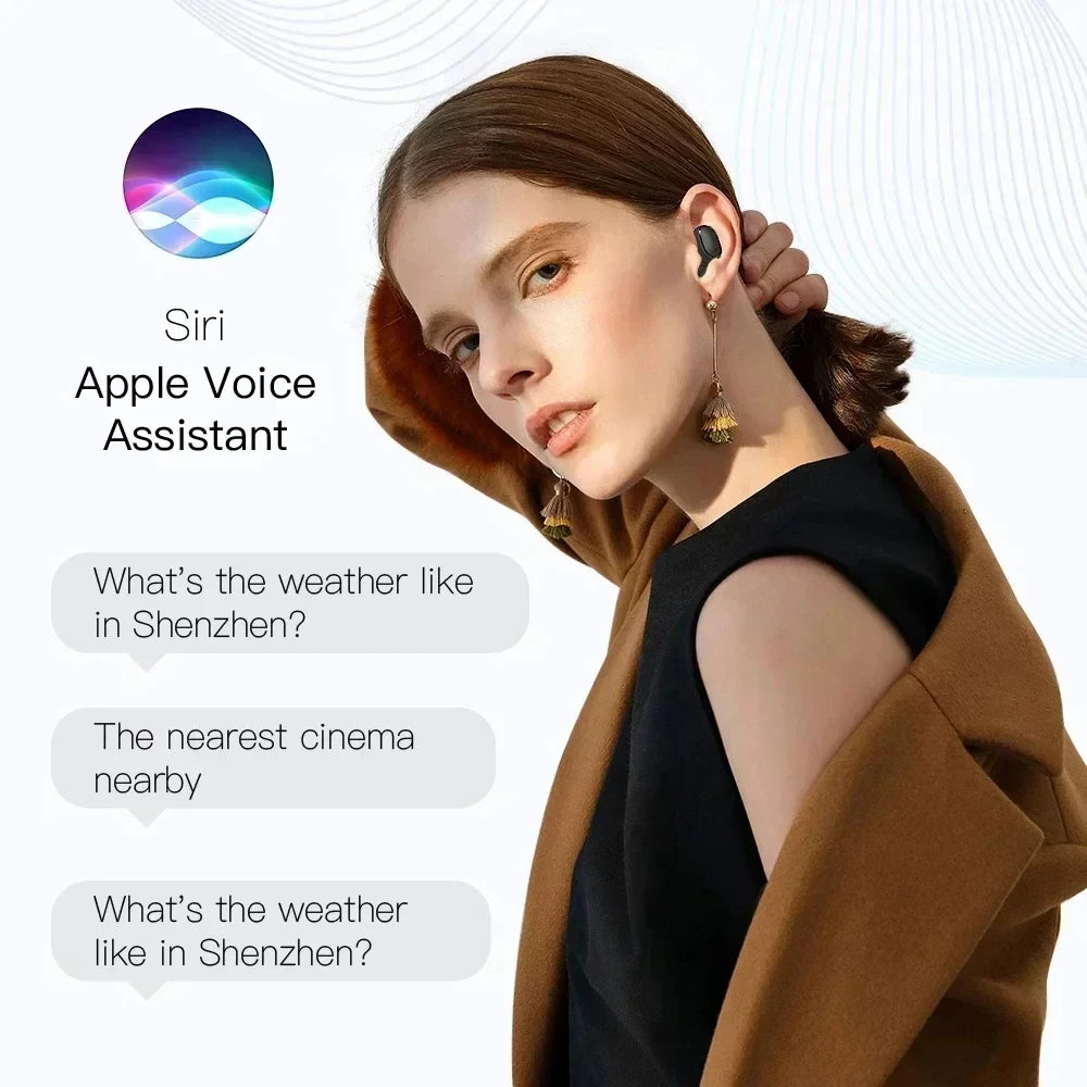 E6S TWS Bluetooth Earphones Wireless Bluetooth Headset Noise Cancelling Headsets With Microphone Headphones For Xiaomi iphone
