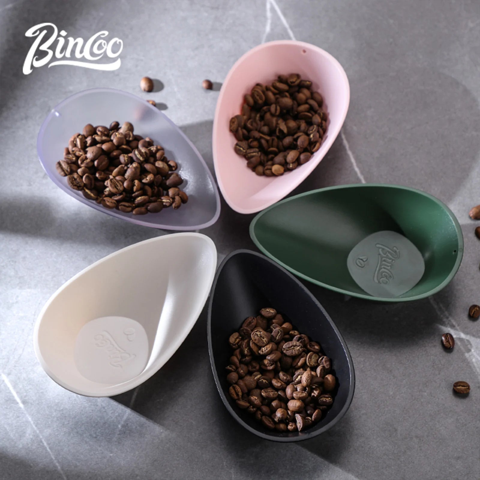 Binccoo coffee bean ingredient cup coffee or tea ingredient container measuring cup tray home barista espresso accessories