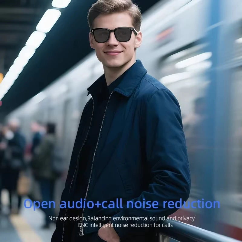 New AI Smart Glasses AI Translation 8MP HD Camera 4K Shooting Image Conversation Recording Listening To Music Smart Glasses 2026