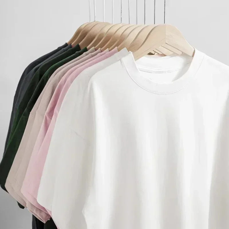 2026 Summer Base Shirt Loose Round Neck Short Sleeve T-Shirt Men Women New Style Comfortable Hot-selling Tees