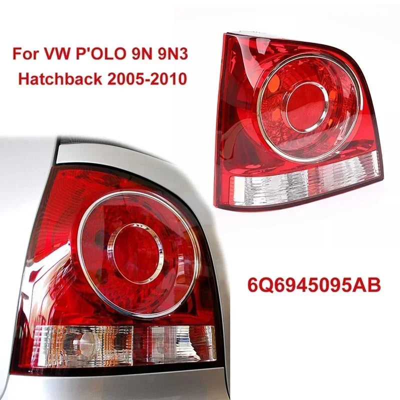 For Volkswagen VW POLO 9N 9N3 Hatchback 2005-2010 Car Tail Light Rear Reverse Brake Lamp Signal (No bulb) 6Q6945095AB 6Q6945095M