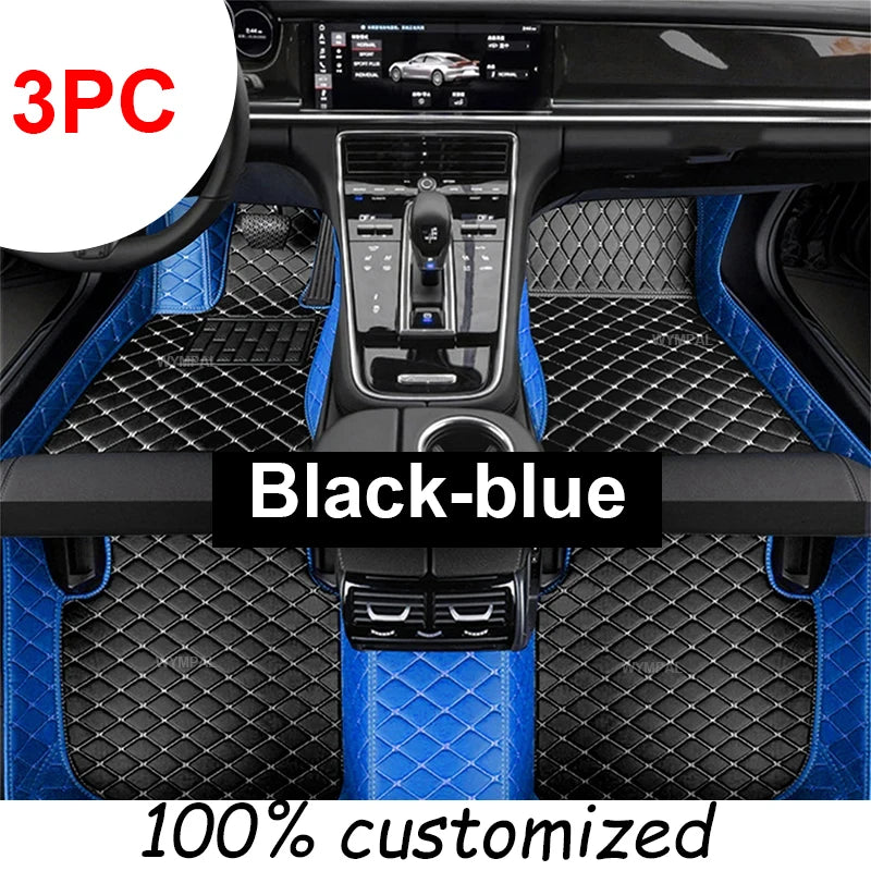 Car Floor Mats For Ford Mondeo MK4 2007 2008 2009 2010 2011 2012 2013 Auto Luxury Leather Men Women Car Mats Full Coverage