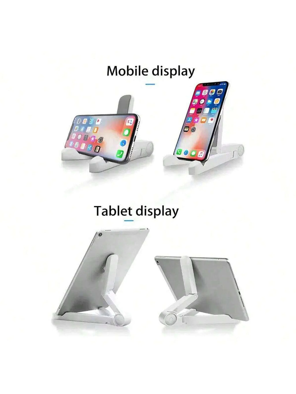 1Pc Mobile Phone Tablet Stand Multifunctional Folding Desktop Lazy Creative Portable Simple Stand