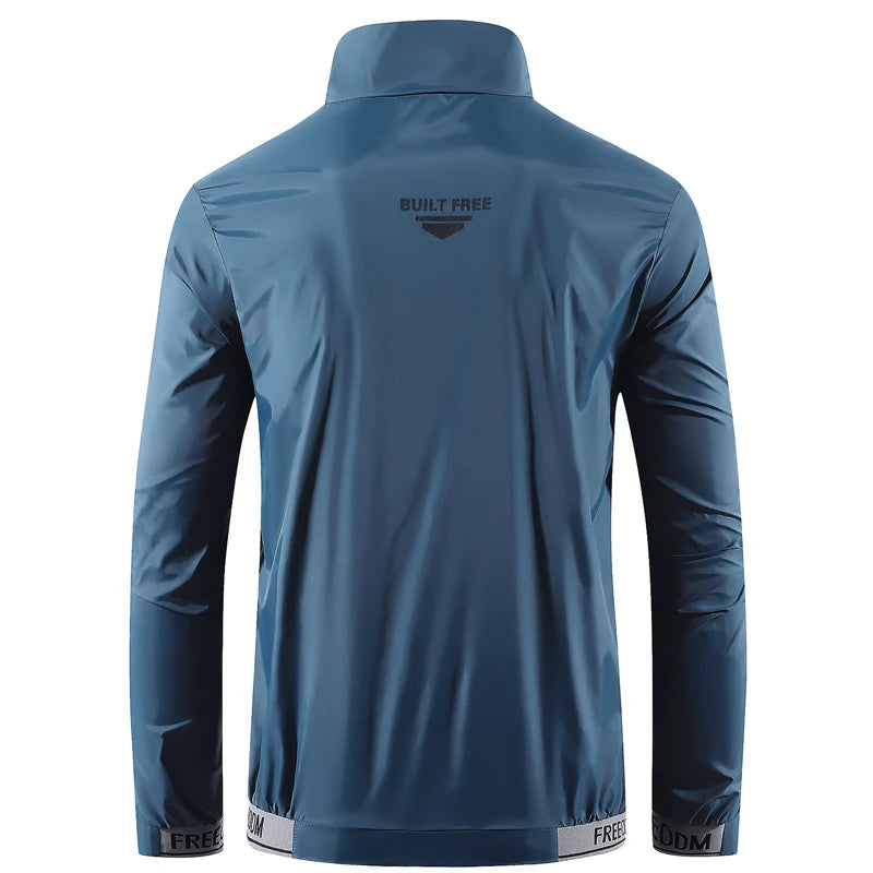 Summer Thin Sunscreen Coats Men's Breathable Sports Waterproof Jacket Men UV Protection Jackets Outdoor Fishing Skin Clothing