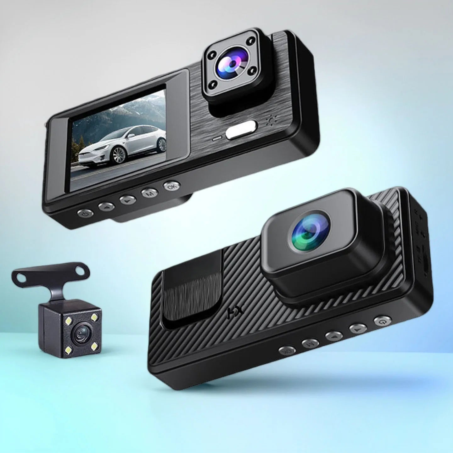 2 Camera Dash Cam For Car Camera 1080P Video Recorder  Car DVR Front Rear View Camera Night Vision Black Box Car Accessories