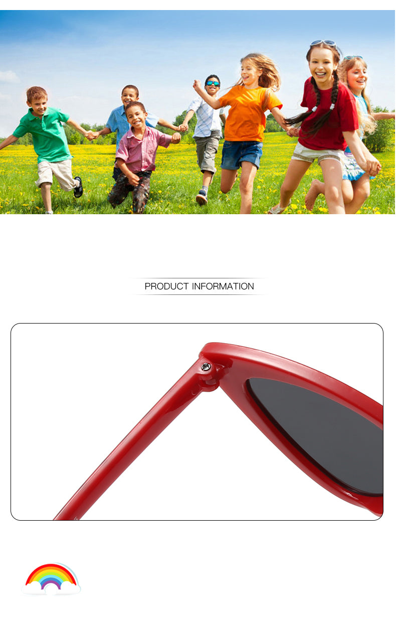 Children Sunglasses Fashion Cute Cat Eye Eyewear For Girl Boy Baby Kids Infant Shades Goggles Outdoor Anti-glare UV400 Glasses