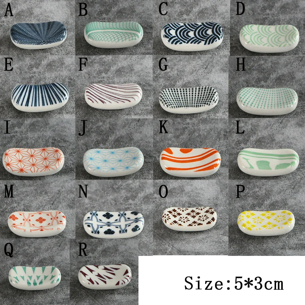 Kitchen Tools Rest Ceramic Tableware Chopsticks Holder Chopsticks Stand Chopsticks Spoon Rack