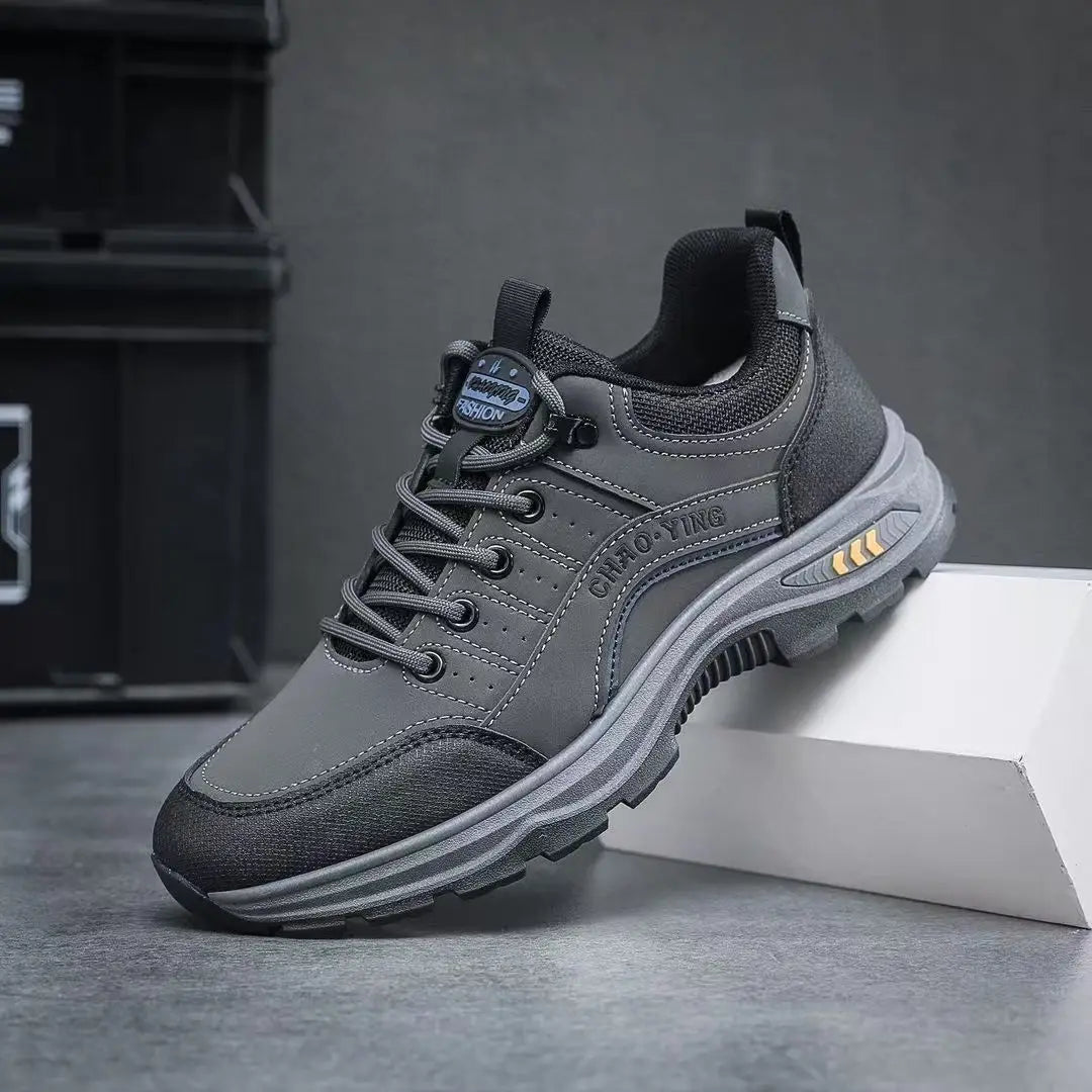 Spring 2025 Men's Fashion Outdoor Sports Casual Shoes Anti-slip Wear-resistant Mountain Climbing Work Shoes Versatile Comfort...
