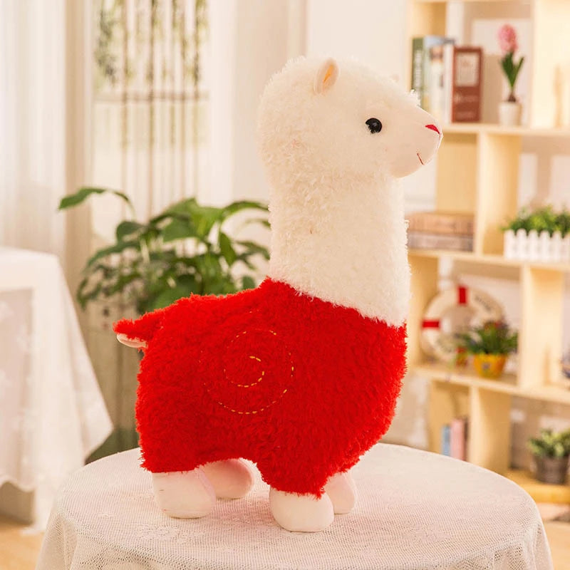 Giant Cute Alpaca Plush Toys Fashion Animal Soft Stuffed Dolls Office Chair Sofa Kawaii Pillows Birthday Gift for Boys Girls