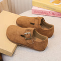 Kids Casual Shoes for Girls 2025 New Autumn Toddler Walking Shoes Soft Sole Solid Color Retro Simple School Outdoor Play age3-8